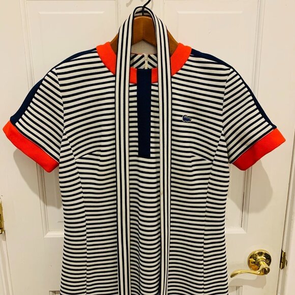 Vintage 1950s 1960s Lacoste Tennis Dress Women’s Size 14 Large - Picture 3 of 7